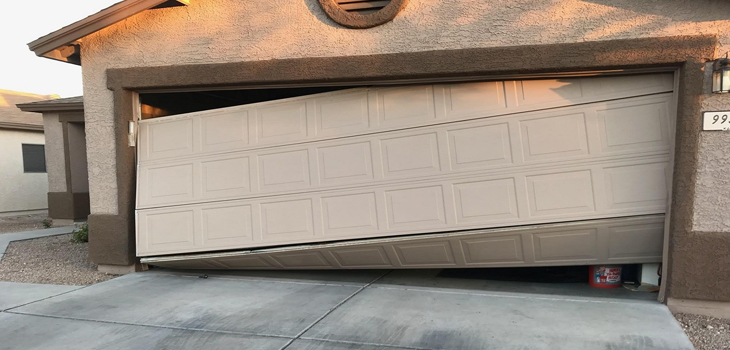 damaged garage door opener repair in San Fernando