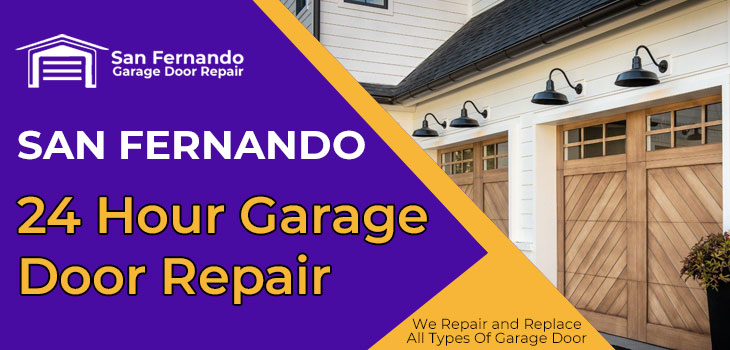 24 hour garage door repair in San Fernando