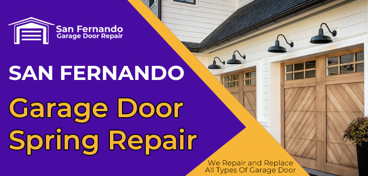 garage door spring repair in San Fernando